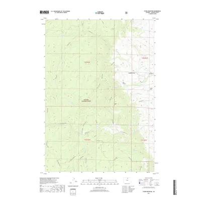 2017 Map of Stone Mountain, 2017 Print