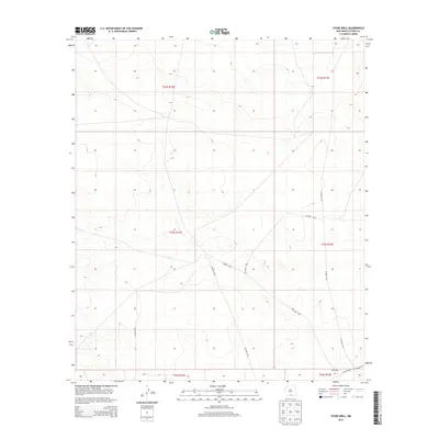 2013 Map of Stone Well, 2013 Print