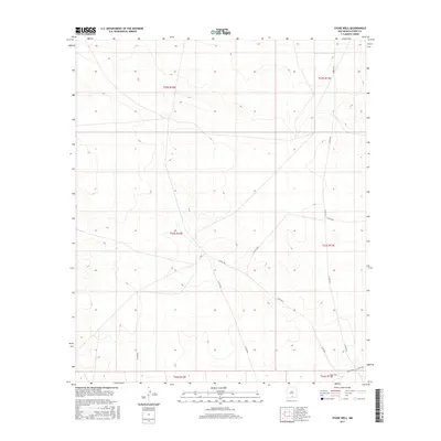 2017 Map of Stone Well, 2017 Print