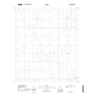 2020 Map of Stone Well, 2020 Print
