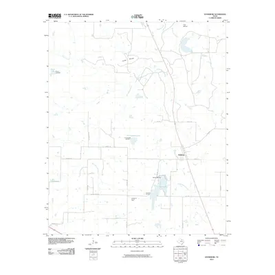 2010 Map of Stoneburg, 2010 Print