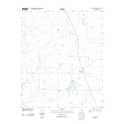 2013 Map of Stoneburg, 2013 Print