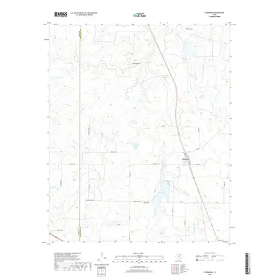 2019 Map of Stoneburg, 2019 Print