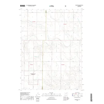 2019 Map of Stoneham NE, 2019 Print