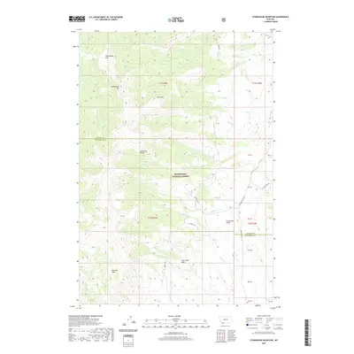 2020 Map of Stonehouse Mountain, 2020 Print