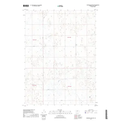 2017 Map of Stonehouse Ranch NW, 2017 Print