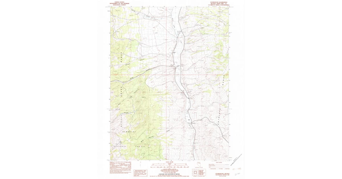 Stonehouse Map 1982 Map of Stonehouse, White Pine County, NV — High-Res | Pastmaps