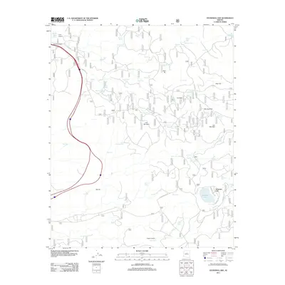 2011 Map of Stoneman Lake, 2011 Print