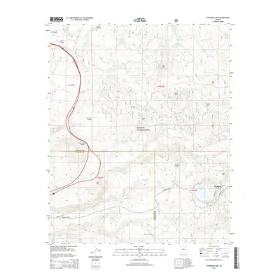 2014 Map of Stoneman Lake, 2014 Print