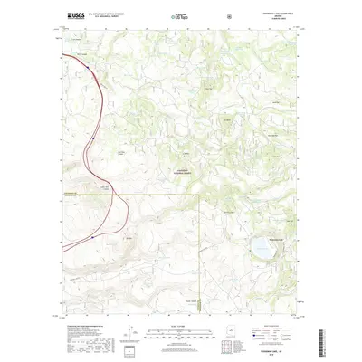 2018 Map of Stoneman Lake, 2018 Print
