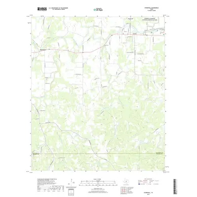 2019 Map of Stonewall, 2019 Print