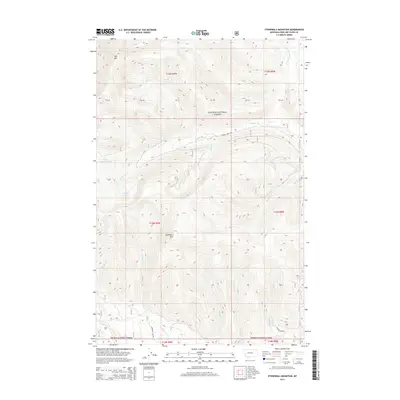 2014 Map of Stonewall Mountain, 2014 Print