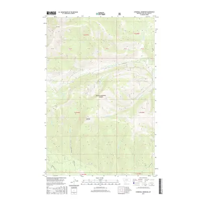 2017 Map of Stonewall Mountain, 2017 Print