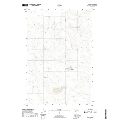 2020 Map of Stony Butte, 2020 Print