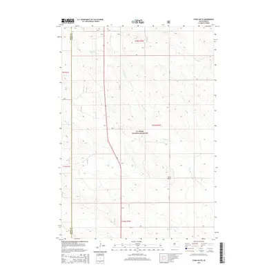 2015 Map of Stony Butte, 2015 Print