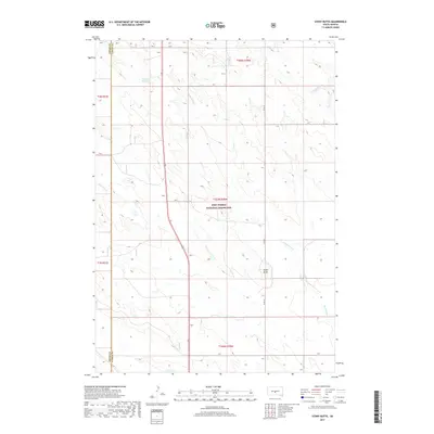 2017 Map of Stony Butte, 2017 Print