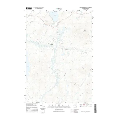 2016 Map of Stony Creek Mountain, 2016 Print