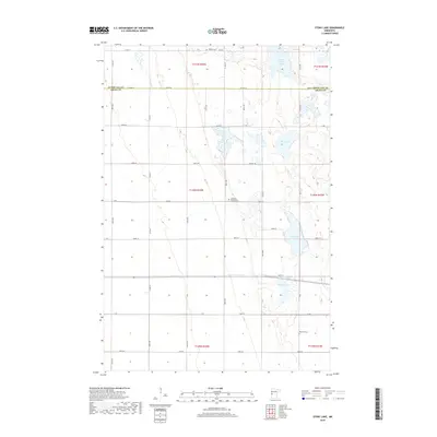 2019 Map of Stony Lake, 2019 Print