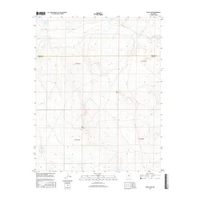 2017 Map of Stony Lake, 2017 Print