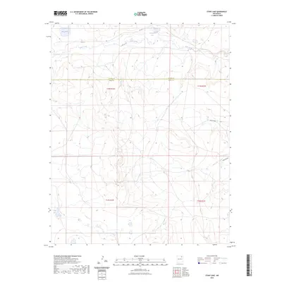 2023 Map of Stony Lake, 2023 Print