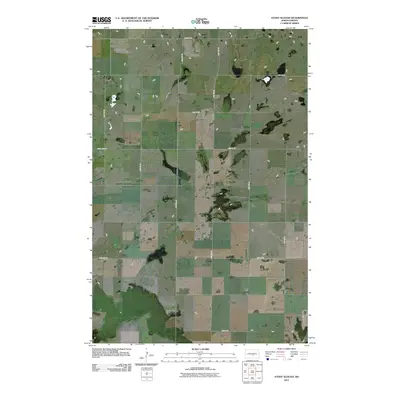 2011 Map of Stony Slough, 2011 Print