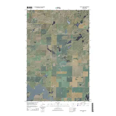 2014 Map of Stony Slough, 2014 Print