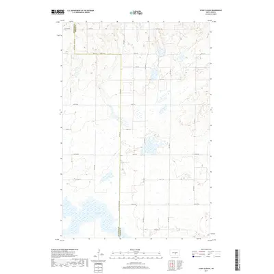 2017 Map of Stony Slough, 2017 Print