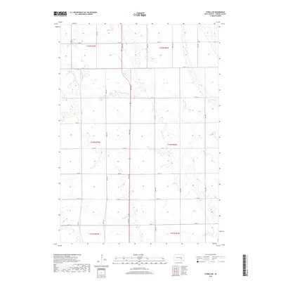 2017 Map of Storla SW, 2017 Print