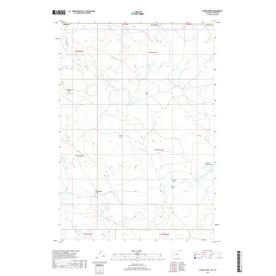 2017 Map of Storm Draw, 2017 Print