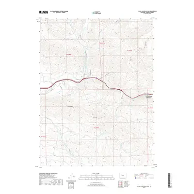 2019 Map of Storm King Mountain, 2019 Print