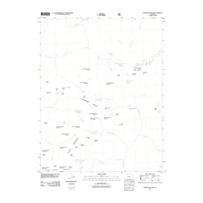 2011 Map of Storm King Peak, 2011 Print