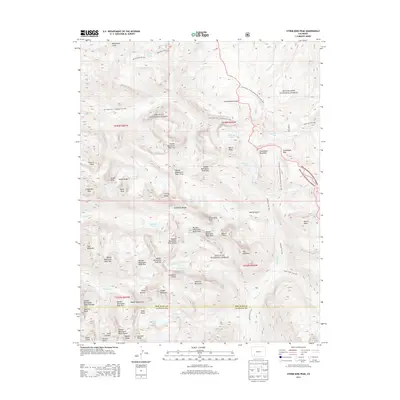 2013 Map of Storm King Peak, 2013 Print