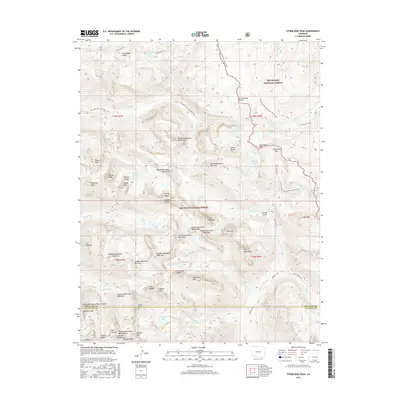 2016 Map of Storm King Peak, 2016 Print