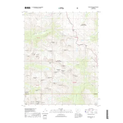2019 Map of Storm King Peak, 2019 Print