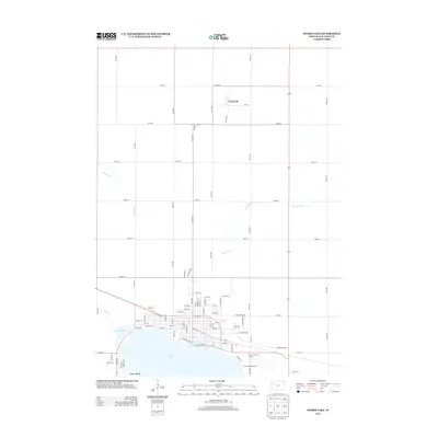 2013 Map of Storm Lake, 2013 Print