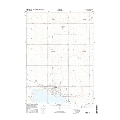2015 Map of Storm Lake, 2015 Print