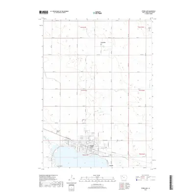 2018 Map of Storm Lake, 2018 Print