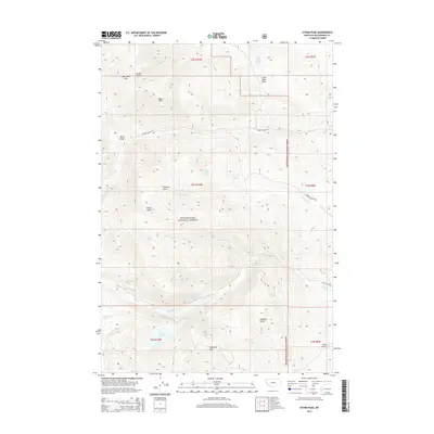 2014 Map of Storm Peak, 2014 Print