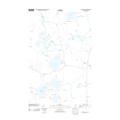 2013 Map of Stormy Lake, 2013 Print