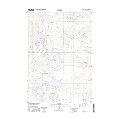 2015 Map of Stormy Lake, 2015 Print