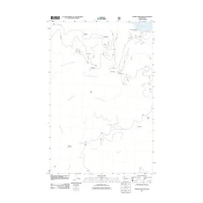 2011 Map of Stormy Mountain, 2011 Print