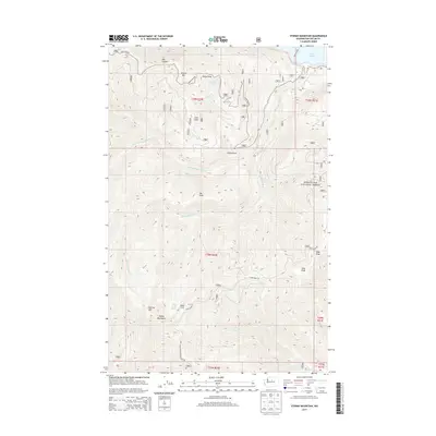2014 Map of Stormy Mountain, 2014 Print