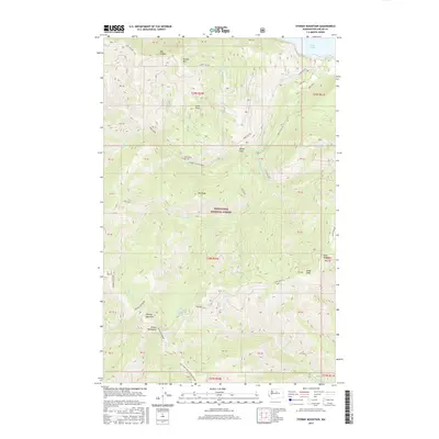 2017 Map of Stormy Mountain, 2017 Print