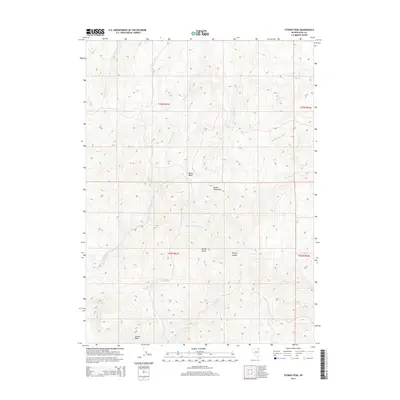 2014 Map of Stormy Peak, 2014 Print