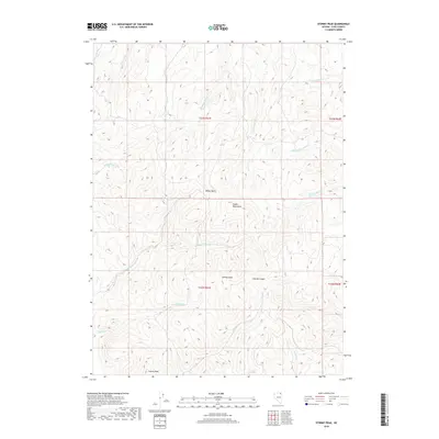 2018 Map of Stormy Peak, 2018 Print