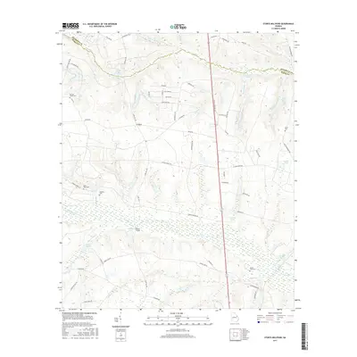 2017 Map of Storys Millpond, 2017 Print