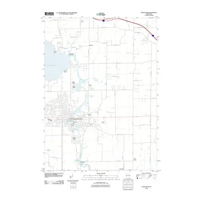 2010 Map of Stoughton, 2010 Print