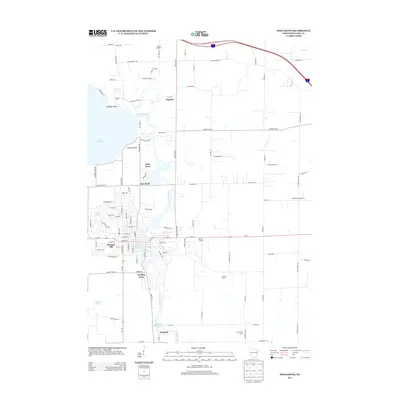 2013 Map of Stoughton, 2013 Print