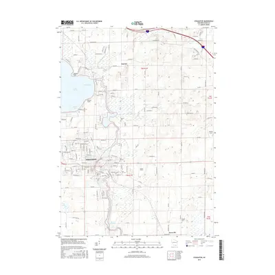 2016 Map of Stoughton, 2016 Print