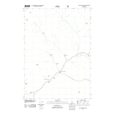 2011 Map of Stouts Mountain, 2011 Print
